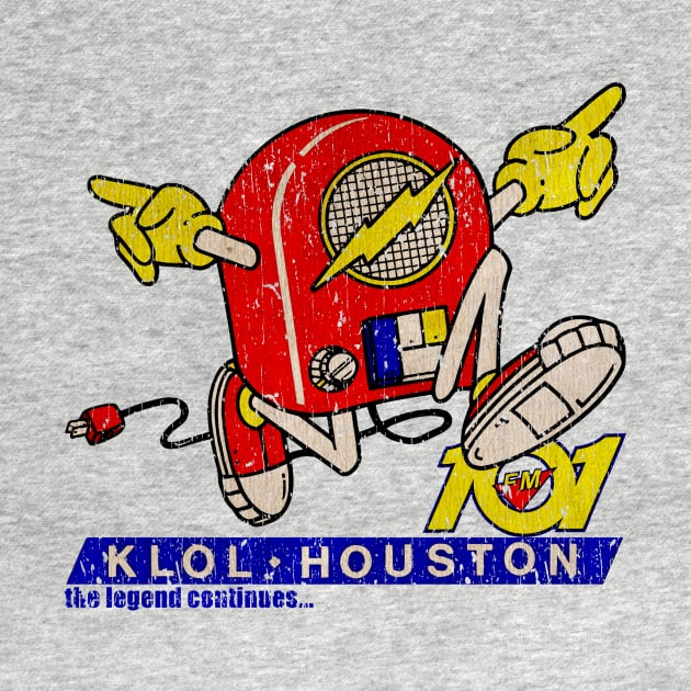 KLOL FM Houston 1970 Vintage by RASRAP